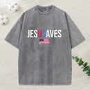 Jesus Saves Christian Washed T-Shirt