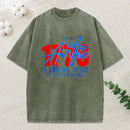 1776 In God We Trust Christian Washed T-Shirt
