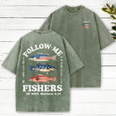 Follow Me Christian Washed T-Shirt