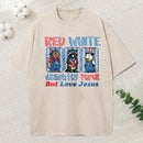 Slightly Feral But Love Jesus Christian Washed T-Shirt