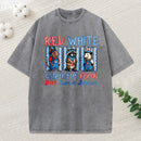 Slightly Feral But Love Jesus Christian Washed T-Shirt