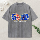 God Bless America Christian Washed T-Shirt