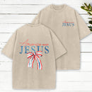 America Needs Jesus Christian Washed T-Shirt