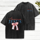 America Needs Jesus Christian Washed T-Shirt