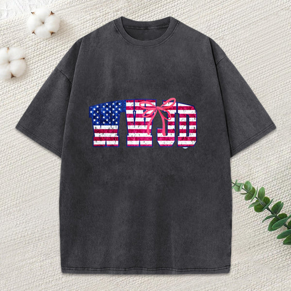 Wwjd Christian Washed T-Shirt
