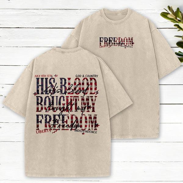 Freedom Christian Washed T-Shirt
