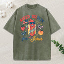 Saved Sizzlin' For Jesus Christian Washed T-Shirt