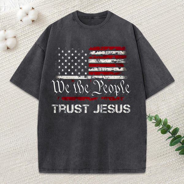 We The People Trust Jesus Christian T-Shirt