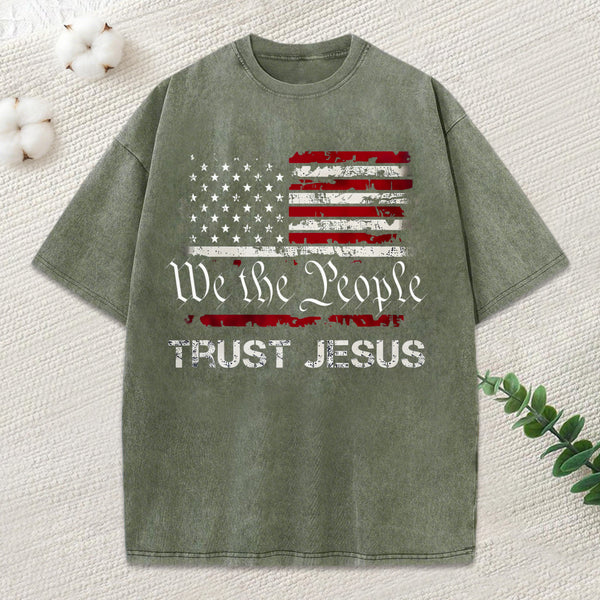We The People Trust Jesus Christian T-Shirt