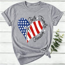 Faith Family Freedom Heart Christian American 4Th Of July T-Shirt
