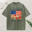 1776-2026 250Th Birthday Of America Patriotic Washed T-Shirt