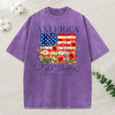 1776-2026 250Th Birthday Of America Patriotic Washed T-Shirt