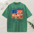 1776-2026 250Th Birthday Of America Patriotic Washed T-Shirt