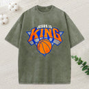 Jesus Is King Christian Washed T-Shirt