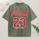 Psalm 23 Christian Washed T-Shirt