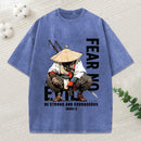 Fear No Evil Christian Washed T-Shirt