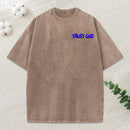 Trust God Christian Puff Printed Washed T-Shirt