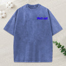 Trust God Christian Puff Printed Washed T-Shirt