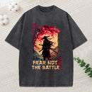 Fear Not The Battle Christian Washed T-Shirt