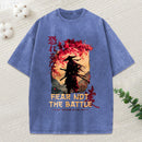 Fear Not The Battle Christian Washed T-Shirt