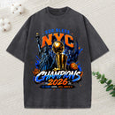 God Bless New York City Christian Washed T-Shirt