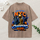 God Bless New York City Christian Washed T-Shirt