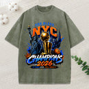 God Bless New York City Christian Washed T-Shirt