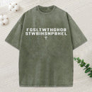 John 316 Tshirt For God So Loved The World Christian Washed T-Shirt