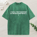 John 316 Tshirt For God So Loved The World Christian Washed T-Shirt