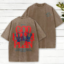 God Has A Plan Christian Washed T-Shirt