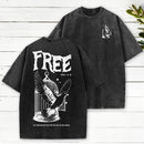 You Will Be Free Indeed Christian Washed T-Shirt