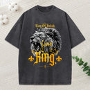 Lion Of Judah Christian Washed T-Shirt