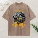 Lion Of Judah Christian Washed T-Shirt