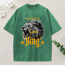 Lion Of Judah Christian Washed T-Shirt