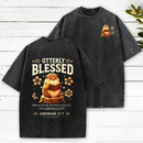 Otterly Blessed Who Trusts In The Lord Christian Washed T-Shirt