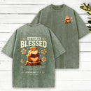 Otterly Blessed Who Trusts In The Lord Christian Washed T-Shirt
