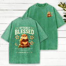 Otterly Blessed Who Trusts In The Lord Christian Washed T-Shirt