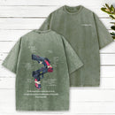 Mighty Through God Christian Washed T-Shirt