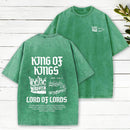 King Of Kings Christian Washed T-Shirt