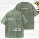 Put Faith Over Fear Christian Washed T-Shirt