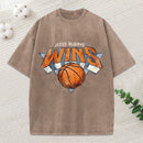 Jesus Always Wins Christian Washed T-Shirt