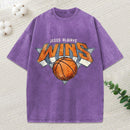 Jesus Always Wins Christian Washed T-Shirt