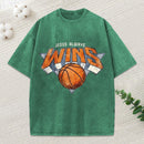 Jesus Always Wins Christian Washed T-Shirt