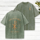 Alpha And Omega Christian Washed T-Shirt