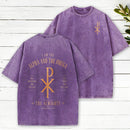 Alpha And Omega Christian Washed T-Shirt