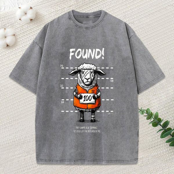 Found Sheep Christian Washed T-Shirt