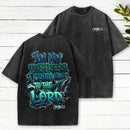 In My Distress I Cried Out To The Lord Christian Washed T-Shirt