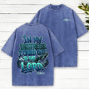 In My Distress I Cried Out To The Lord Christian Washed T-Shirt