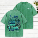 In My Distress I Cried Out To The Lord Christian Washed T-Shirt
