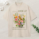Look At The Birds Of The Air Christian Washed T-Shirt